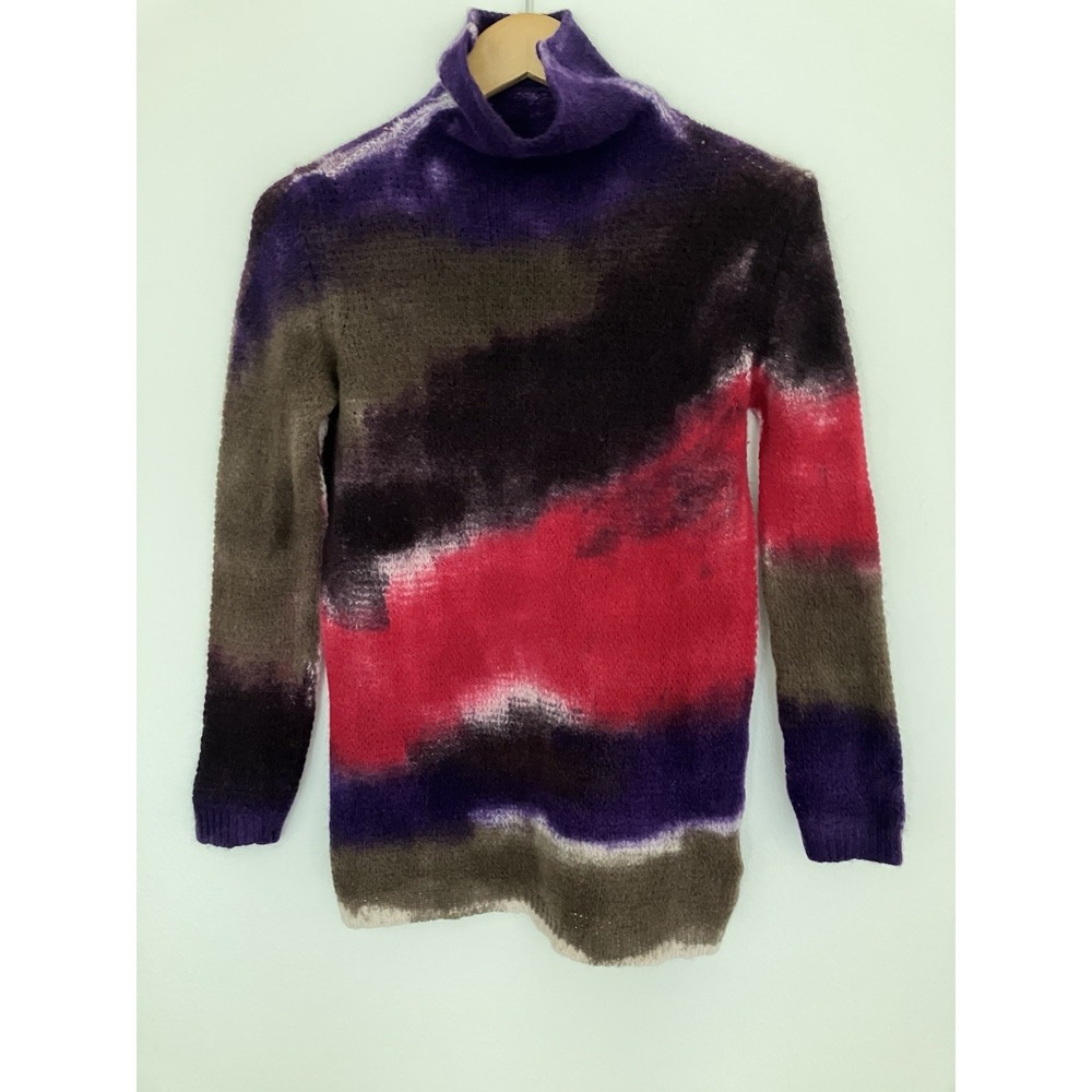 Cividini WOW Collection Tie Dye Wool & Cashmere Sweater Read RE Size